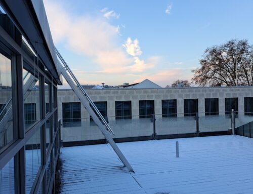 Schnee in Karlsruhe – Letztes Arbeitstreffen für das Jahr 2022