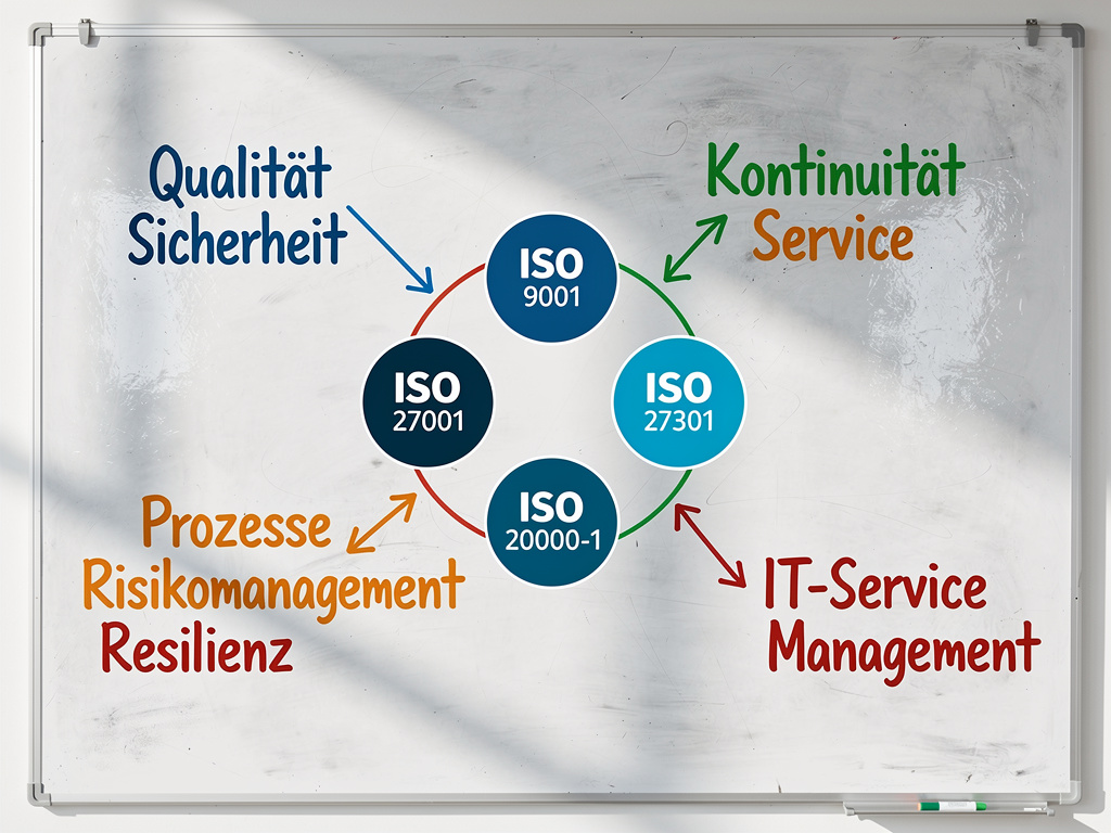 Integrierte Managemetsysteme verknüpfen verschiedene Normen