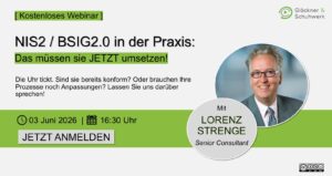 Webinar zum Thema NIS2/ BSIG 2.0